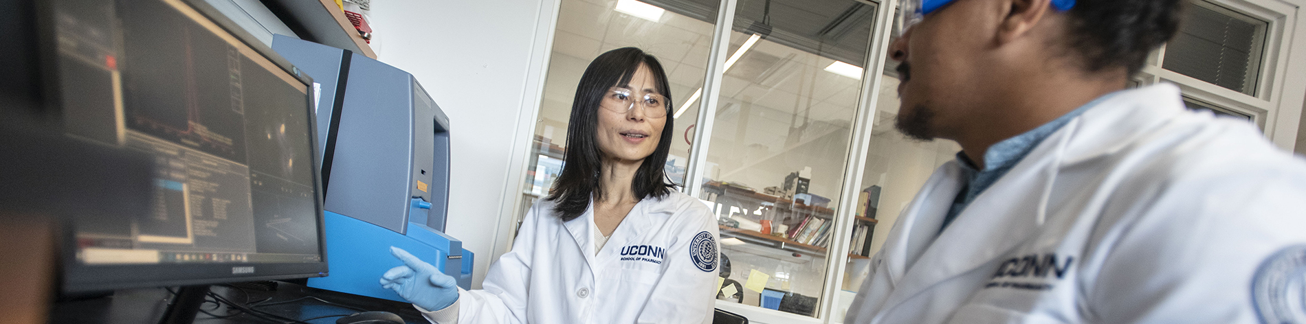 Female asian scientist in the lab